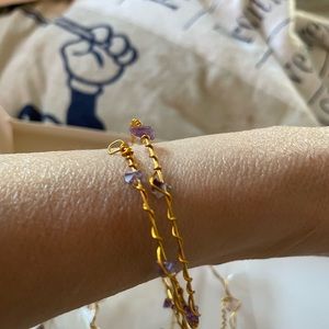 New Bracelet Bundle ❤️‍🔥$5❤️‍🔥 Amethyst and quartz